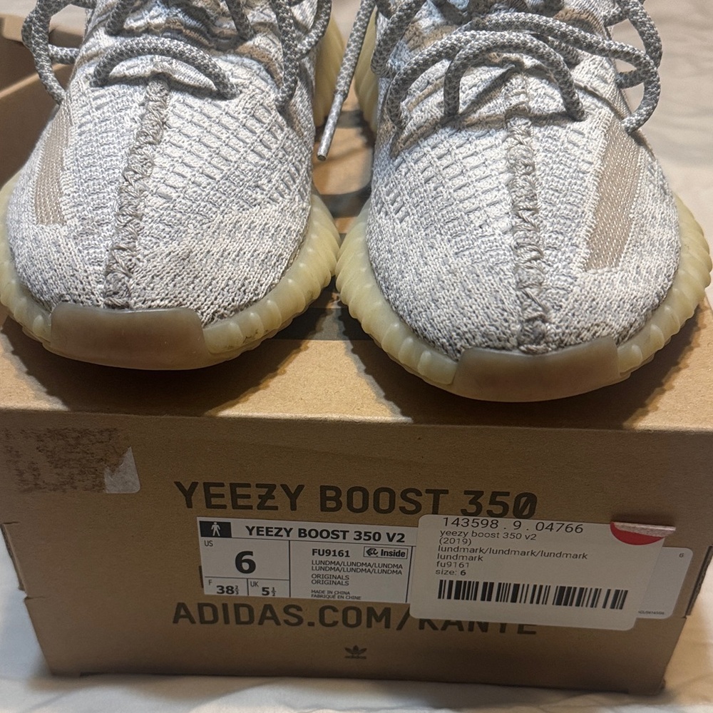 Adidas Yeezy Boost 350 V2 in Gray and Cream
